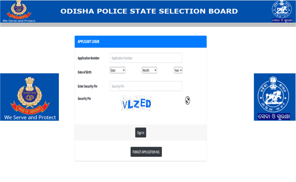 Odisha Police Constable Admit Card